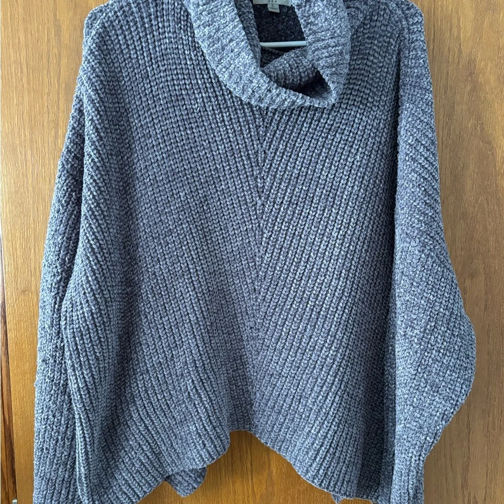 Umgee‎ Sweater Womens Small Turtleneck Relaxed Oversized Knit - Picture 3 of 7